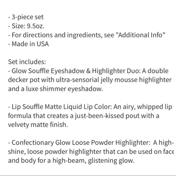 BRAND NEW BECCA x CRISSY 4 Cosmetic Items 3Pc Make-up Kit "Cravings Glow Recipe" - Picture 8 of 10